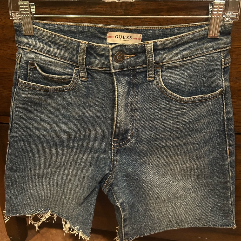 Guess Blue Cut off denim shorts. Size 26